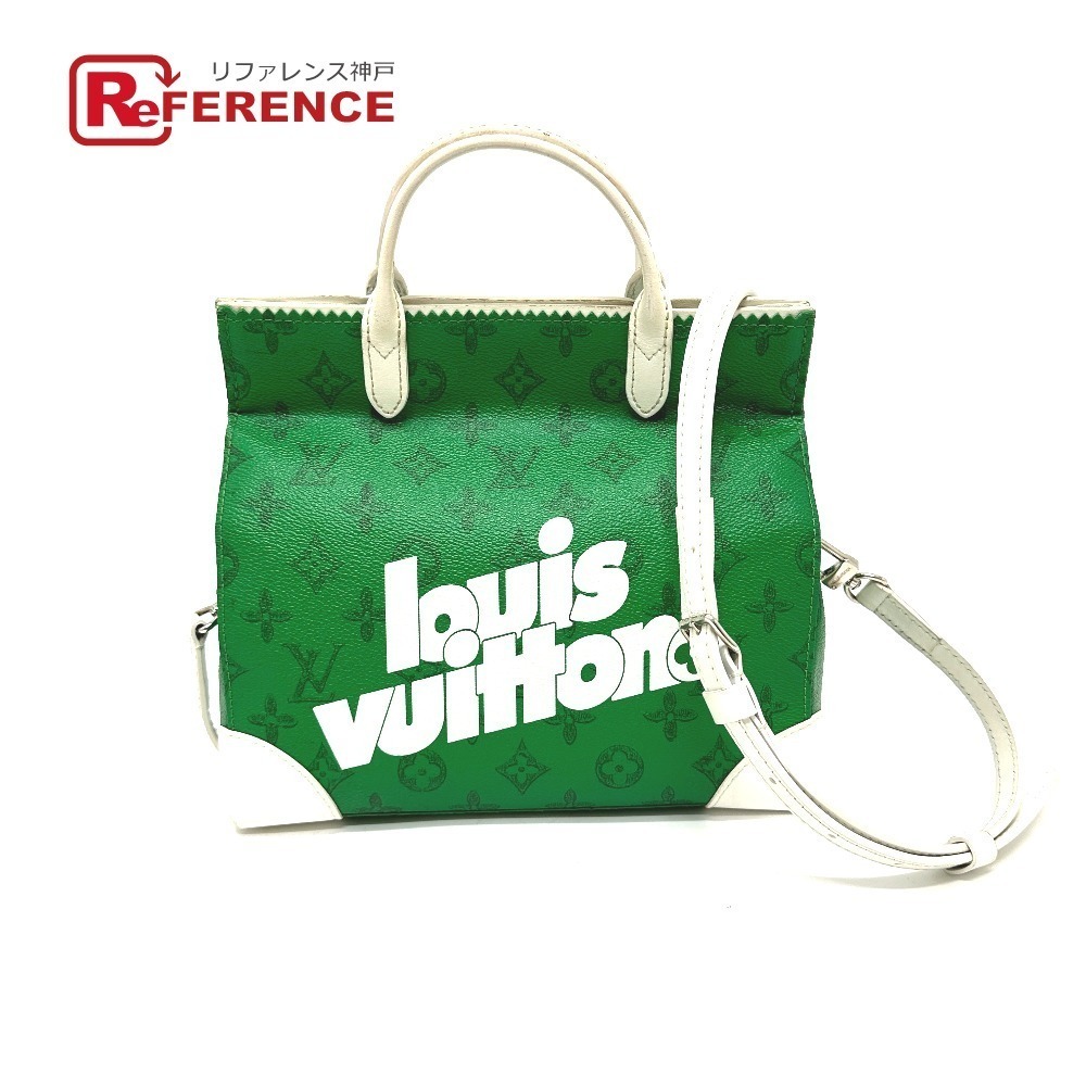 Louis Vuitton LV Liter Crossbody Handbag Monogram Canvas Green